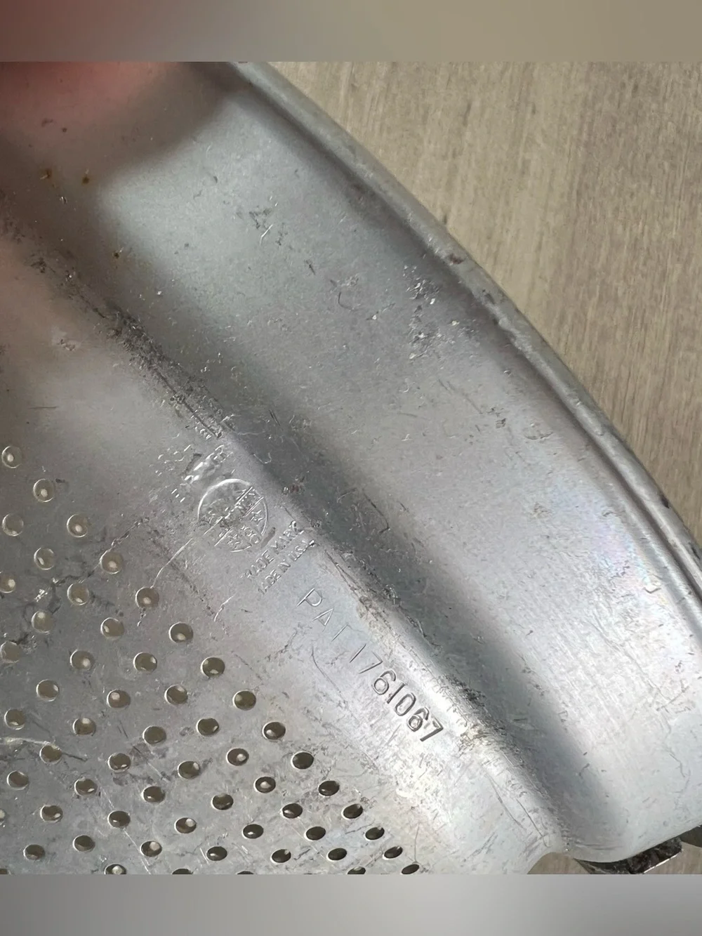 Vintage Wear-ever Aluminum Cone Shape Colander Strainer Sieve Canning USA